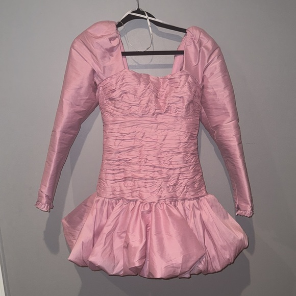 AJE pink bubble skirt dress - Picture 6 of 7